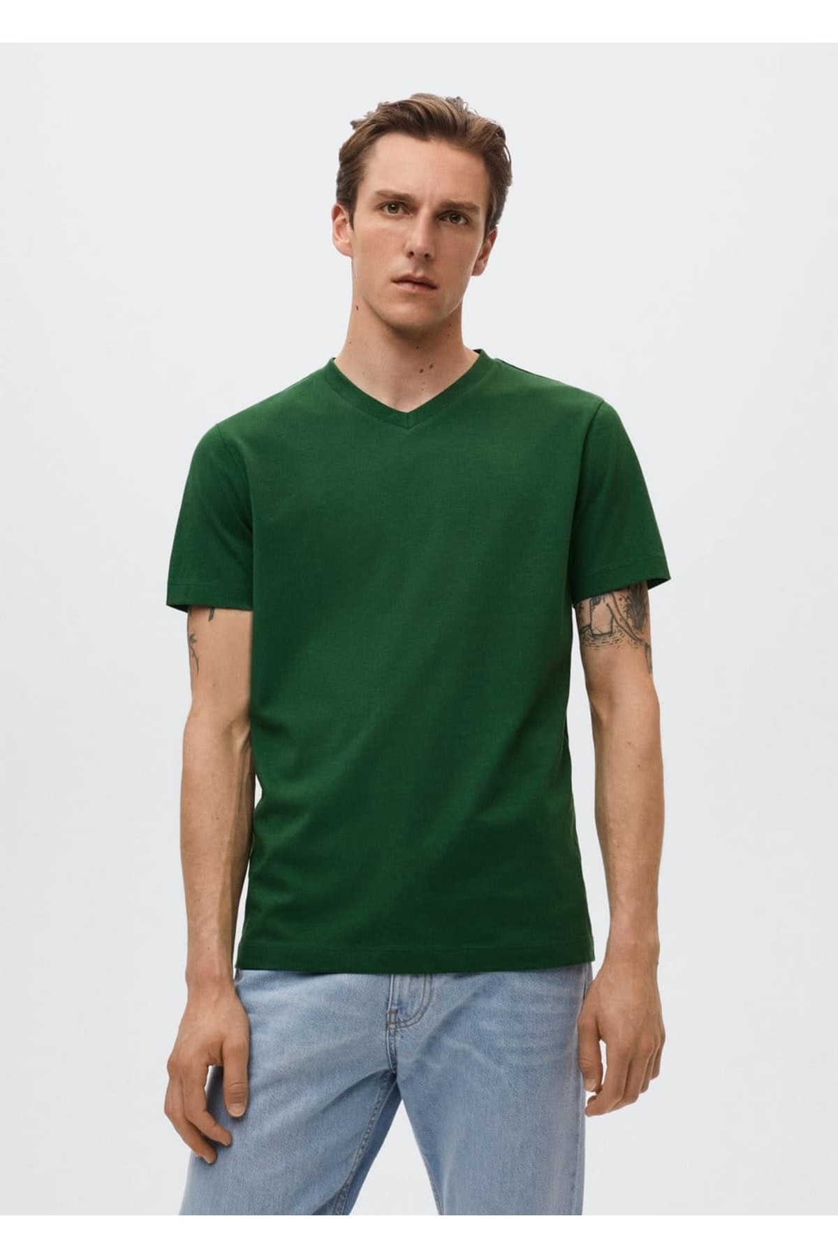 تصویر تی شرت اورجینال مردانه برند Mango کد b37041030 