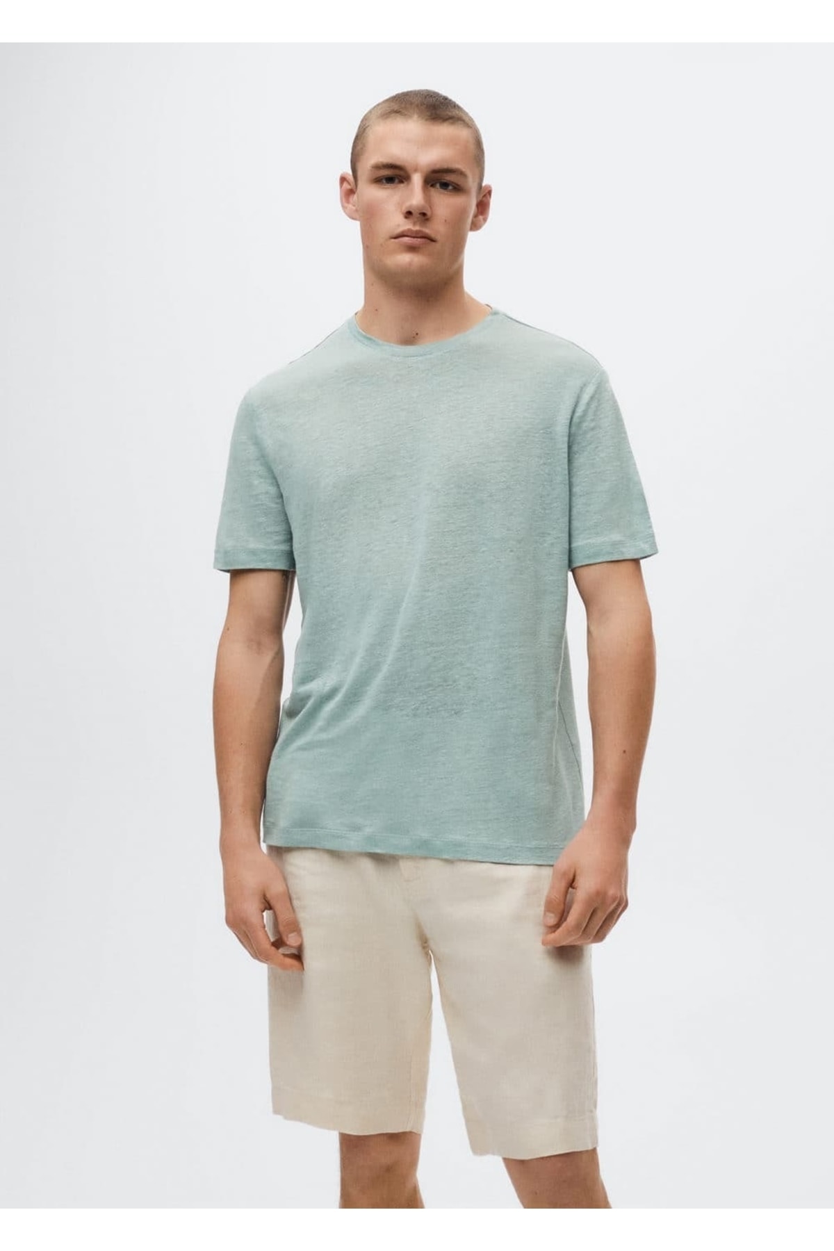 تصویر تی شرت اورجینال مردانه برند Mango کد b37001037 