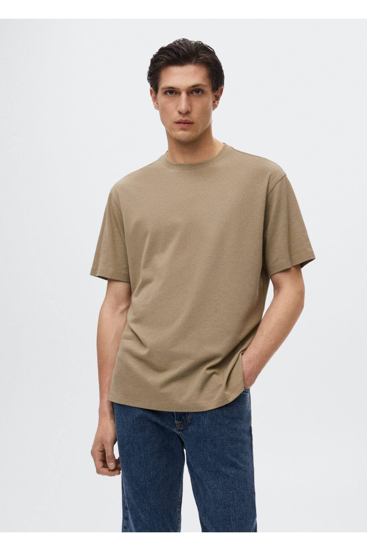 تصویر تی شرت اورجینال مردانه برند Mango کد b37040935 