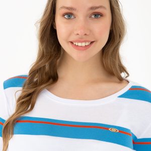 تی شرت اورجینال زنانه برند U.S. Polo Assn کد G082SZ011.000.1203830