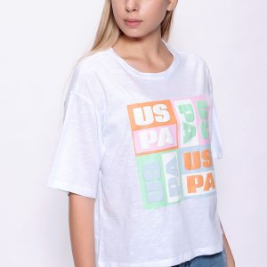 تی شرت اورجینال زنانه برند U.S. Polo Assn کد G082GL011.000.1360406