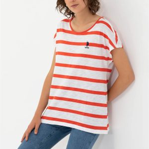تی شرت اورجینال زنانه برند U.S. Polo Assn کد G082SZ011.000.1602467